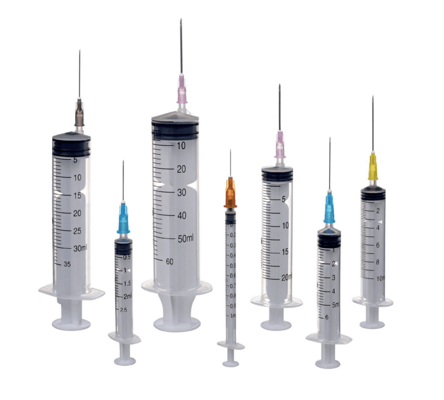 3P Luer Slip Syringes